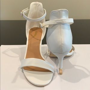 White Kitten Heels!
